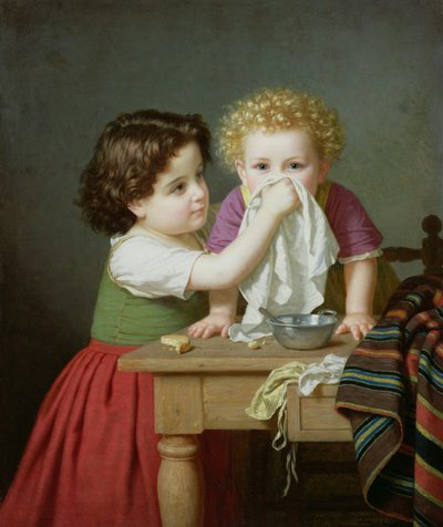 Motherly Instinct, 1872 by Amalia Lindegren